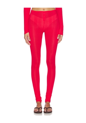 Negative Underwear Whipped Long Underwear in Red. Size M. Also in XS, S, L, XL/1X.