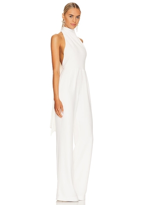 SAU LEE Portia Jumpsuit in Ivory. Size 00. Also in 0, 2, 4, 6, 8, 12.