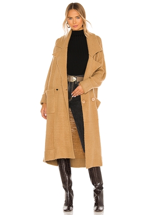 Show Me Your Mumu Melrose Sweater Jacket in Tan. Size XL. Also in L.