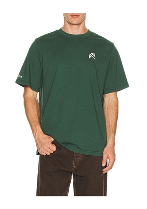 Malbon Golf Bermuda Tee in Green. Size L. Also in M, S, XL/1X.