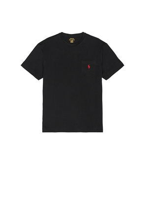 Polo Ralph Lauren Pocket Tee in Black in Black. Size XL. Also in L, XXL.