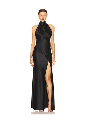 SAU LEE Penelope Gown in Black. Size 00. Also in 0, 2, 4, 6, 8, 10, 12, 14.
