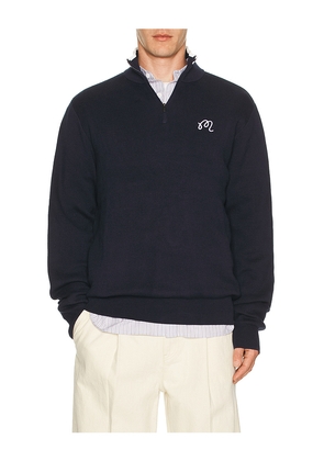 Malbon Golf Sorrel Sweater in Blue. Size L. Also in M, S, XL/1X.