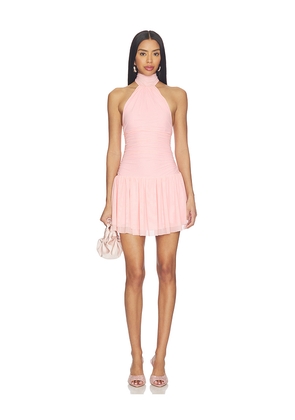 MAJORELLE Genie Mini Dress in Pink. Size M. Also in XXS, XS, S, L, XL.