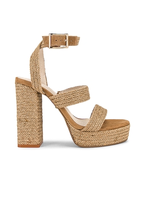 RAYE Akita Heel in Tan. Size 10. Also in 7, 7.5, 8, 8.5, 9, 9.5.