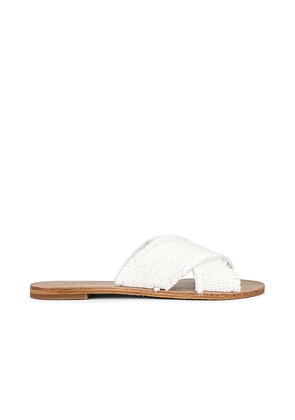 RAYE Couer Sandal in White. Size 7. Also in 6, 8, 10.