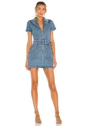 Show Me Your Mumu Outlaw Dress in Denim-Medium. Size M. Also in XS, S, L, XL.