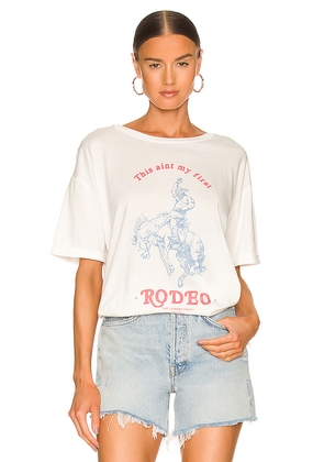 The Laundry Room This Ain't My First Rodeo Oversized Tee in White. Size M. Also in S.