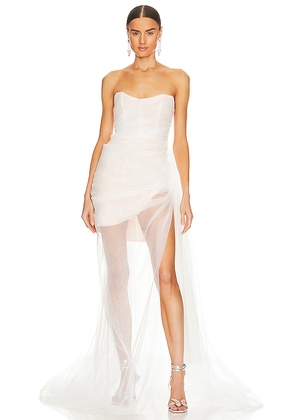 The Bar Cleo Gown in White. Size 00. Also in 6.