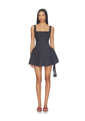 MORE TO COME Belina Mini Dress in Black,White. Size L. Also in M, S, XL, XS, XXS.