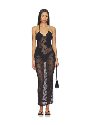 MORE TO COME Trina Maxi Dress in Black. Size L. Also in M, S, XL, XS, XXS.