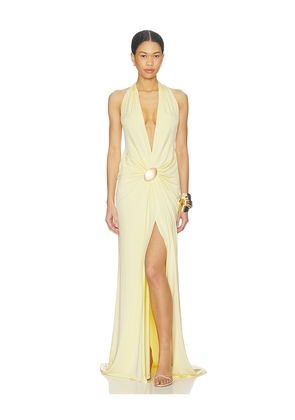 NBD Juhi Gown in Lemon. Size L. Also in XL.