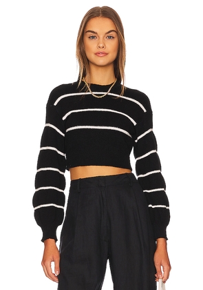 superdown Sophia Stripe Sweater in Black. Size M. Also in S.
