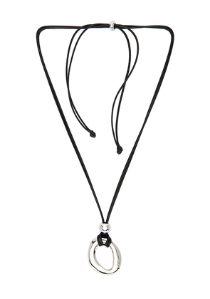 Lovers and Friends Jemma Necklace in Metallic Silver,Black.