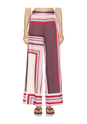 MISA Los Angeles Izzie Pant in Pink,Brown. Size M. Also in S, XS.