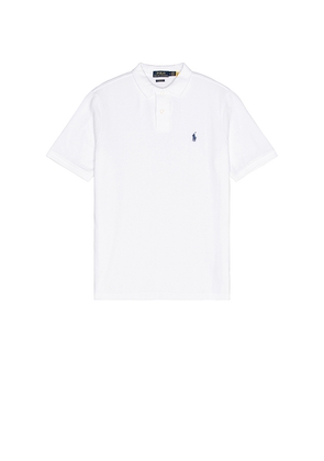 Polo Ralph Lauren Classic Fit Mesh Polo in White. Size XS. Also in S, XXL/2X.