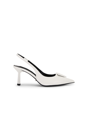 Tony Bianco Bertie Slingback Pump in White. Size 5.5. Also in 5, 8.5.