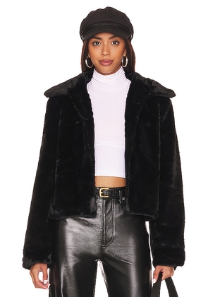 superdown Tianna Faux Fur Jacket in Black. Size S. Also in XL.
