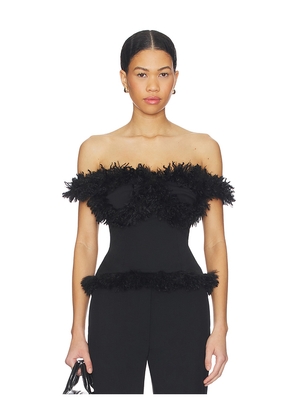 LADO BOKUCHAVA Valkiria Corset in Black. Size L. Also in XS, S, M.