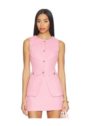 MORE TO COME Francesca Vest in Pink. Size M. Also in S, XS, XXS.