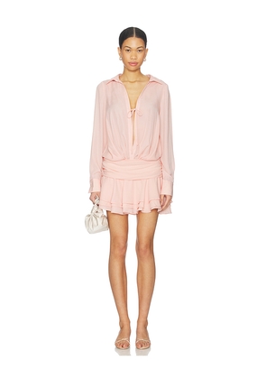 MORE TO COME Wilma Mini Dress in Pink. Size M. Also in S, XS, XXS.