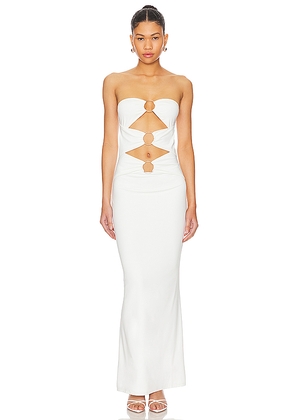 superdown Luciana Maxi Dress in White. Size M. Also in L, S, XL, XS, XXS.