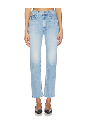 MOTHER High Waisted Rider Hover Jeans in Blue. Size 26. Also in 28, 30, 31, 32, 33.