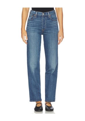 LEVI'S Ribcage Full Length Straight in Blue. Size 24. Also in 25, 26, 27, 28, 29, 30, 31, 32.