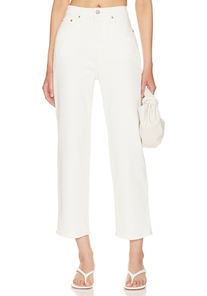 PISTOLA Cassie Crop Super High Rise Straight Crop Jeans in White. Size 32. Also in 33.