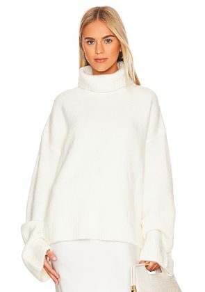 SNDYS x REVOLVE Cecilia Knit Jumper in Cream. Size L. Also in XL.