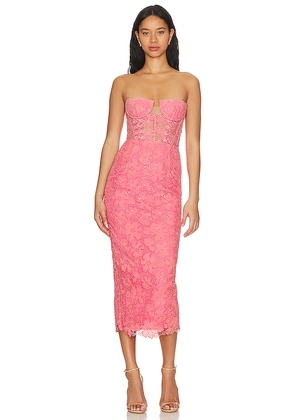 SAU LEE Renee Dress in Pink. Size 6. Also in 0, 00, 2.