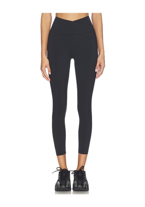 Spiritual Gangster Wrap Front Dream Tech Eco Legging in Black. Size M. Also in XS, S, L.