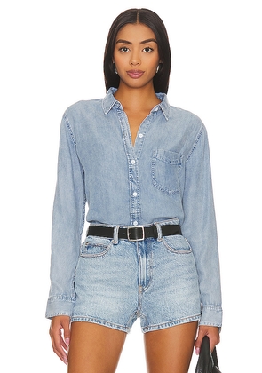 Rails Ingrid Top in Denim-Light. Size S. Also in L, M, XL, XS.