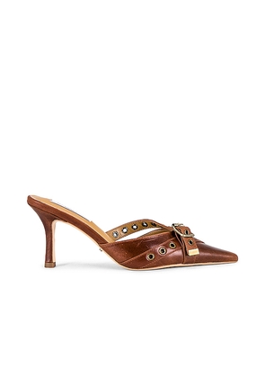 Tony Bianco Savoir Mule in Cognac. Size 5. Also in 5.5.