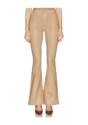 L'AGENCE Marty High Rise Flare Pant in Tan. Size 25. Also in 26, 27, 28.