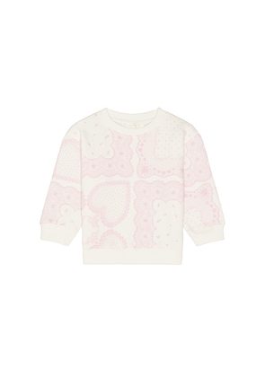 LoveShackFancy Kids Mini Leila Pullover in Pink. Size 2. Also in 3, 4, 5, 6.
