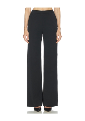 L'AGENCE Livvy Straight Leg Trouser in Black. Size 00. Also in 0, 2.