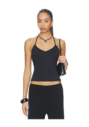 Nakedvice The Stevie Halter Top in Black. Size L. Also in M, S, XS.