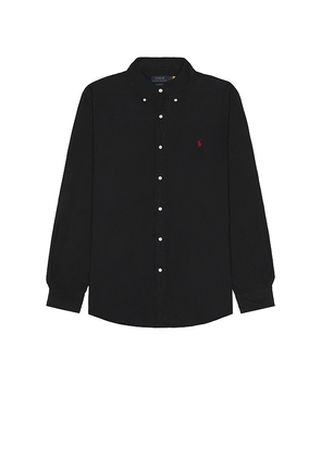 Polo Ralph Lauren Garment Dyed Oxford Shirt in Black in Black. Size M. Also in S.