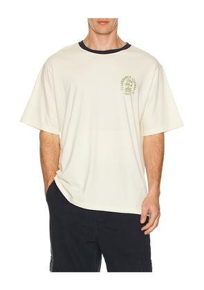 KAPPY DESIGN Sundance Ringer Half Tee in Cream.