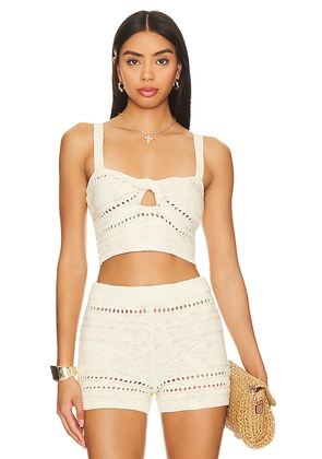 Tularosa Marisol Top in Beige. Size M. Also in L, S.