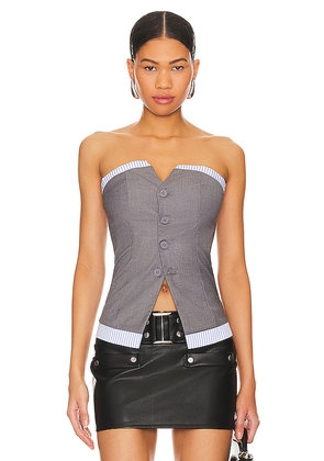 superdown Imogen Top in Grey. Size S. Also in M.