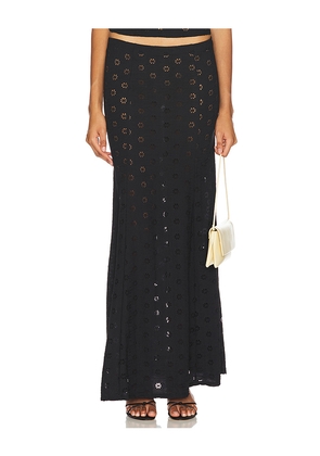 Tularosa Elise Maxi Skirt in Black. Size M. Also in L, XS.