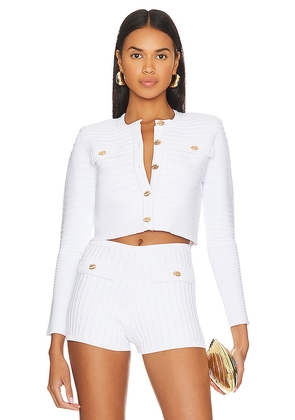 retrofete Yolanda Cardigan in White. Size M. Also in L.