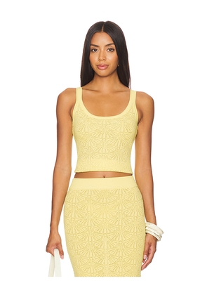 SNDYS x REVOLVE Josefina Top in Yellow. Size M. Also in XXS, L, XL, XXL.