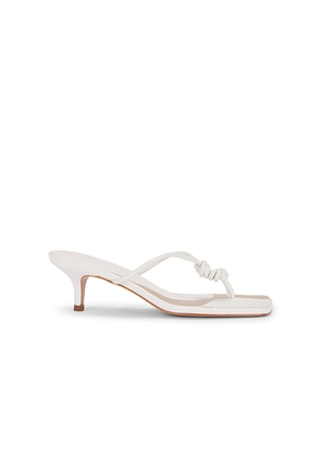 Schutz Poppy Sandal in White. Size 10. Also in 7.5, 8.5.