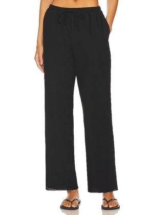 SNDYS Linen Pants in Black. Size M. Also in XS, S, XL, XXL.