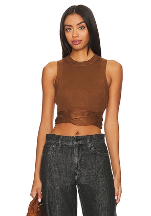 SOVERE Plains Drift Tank in Chocolate. Size XL. Also in L.