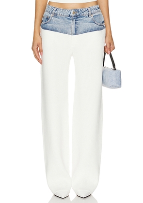 SEROYA Chani Pant in White. Size L. Also in S, XS, M.