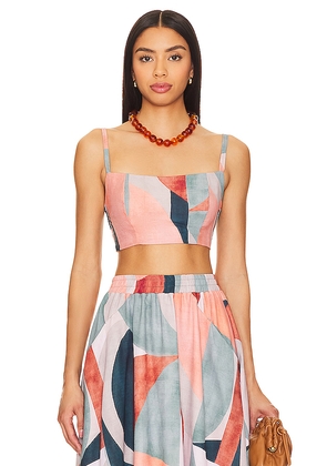 PEIXOTO Esti Top in Teal. Size S. Also in XL, XS.